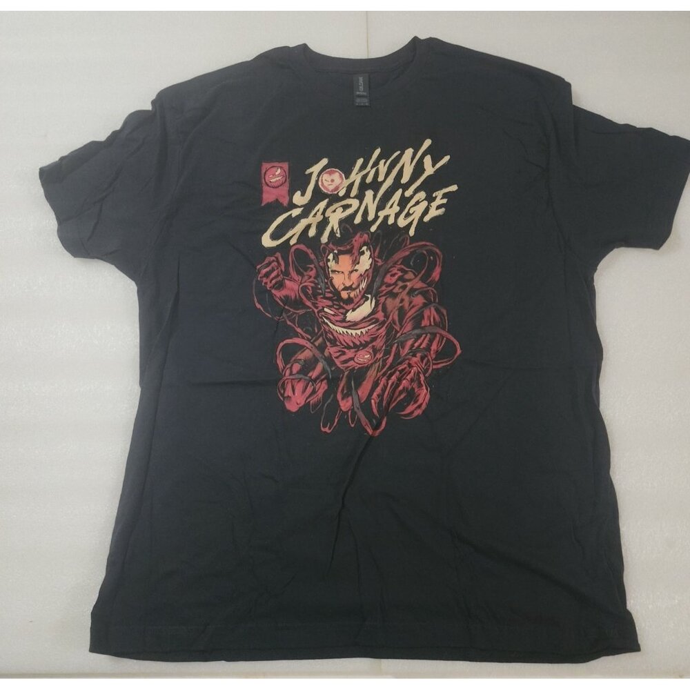 Pro Wrestling Crate Johnny Carnage Gargano Villain Black T-Shirt XL NWOT